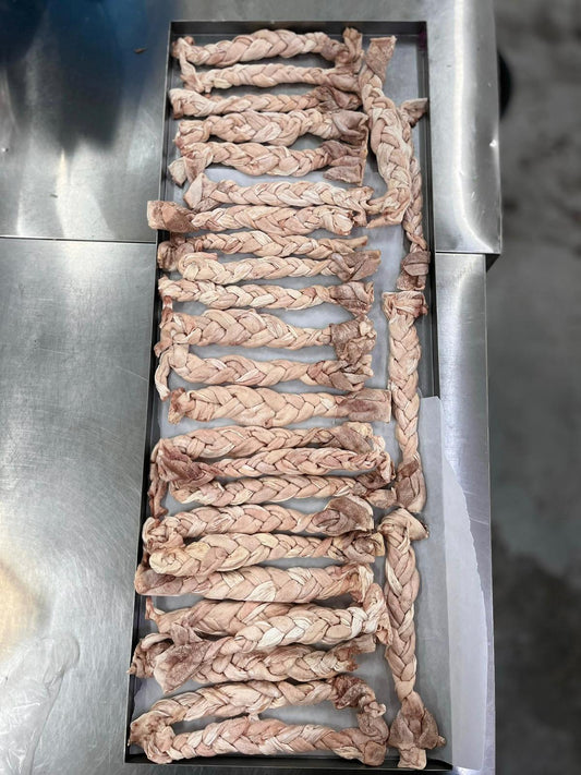 Braided Duck Esophagus - 2 pcs